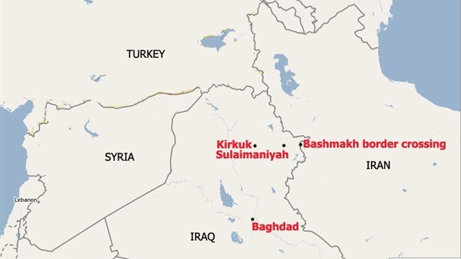 ذکرت وکالة أنباء إیرنا أن مهدی شوشتَری، القنصل العام لإیران فی السلیمانیة، أقر بأن الجمهوریة الإسلامیة تعتزم فتح مرکز تجاری فی المنطقة لتقدیم المنتجات الإیرانیة.