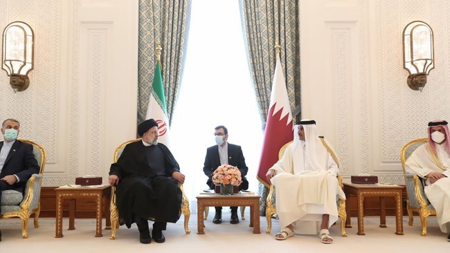 تم یوم الاثنین توقیع 14 وثیقة تعاون بین إیران وقطر فی الدوحة.