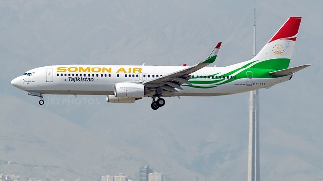 أعلنت شرکة سومون للطیران فی طاجیکستان أنها تعتزم تسییر رحلات جویة إلى العاصمة الإیرانیة طهران.
